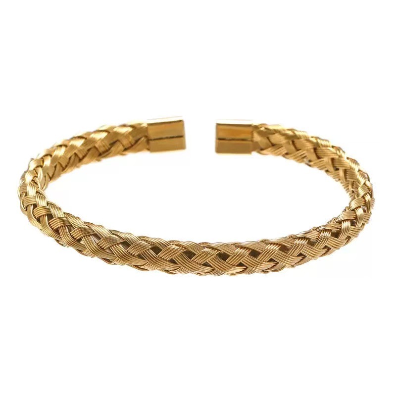 Twist bracelet gold