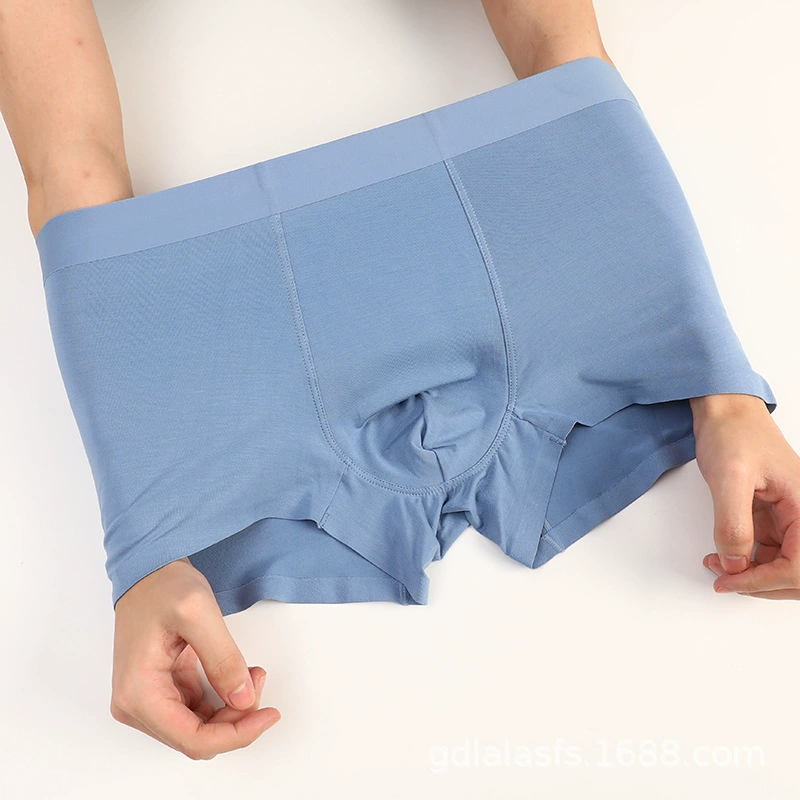 Новые мужские бесшовные трусы-боксеры из модального хлопка для онлайн-трансляций, оптом, хит продаж