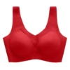 (Classic model) V -neck velvet red