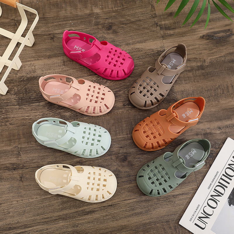 Nuovi sandali spagnoli per bambini Igor Stesso stile Baotou Sandali casual per ragazzi Scarpe in gelatina per ragazze con suola morbida_voghion.com
