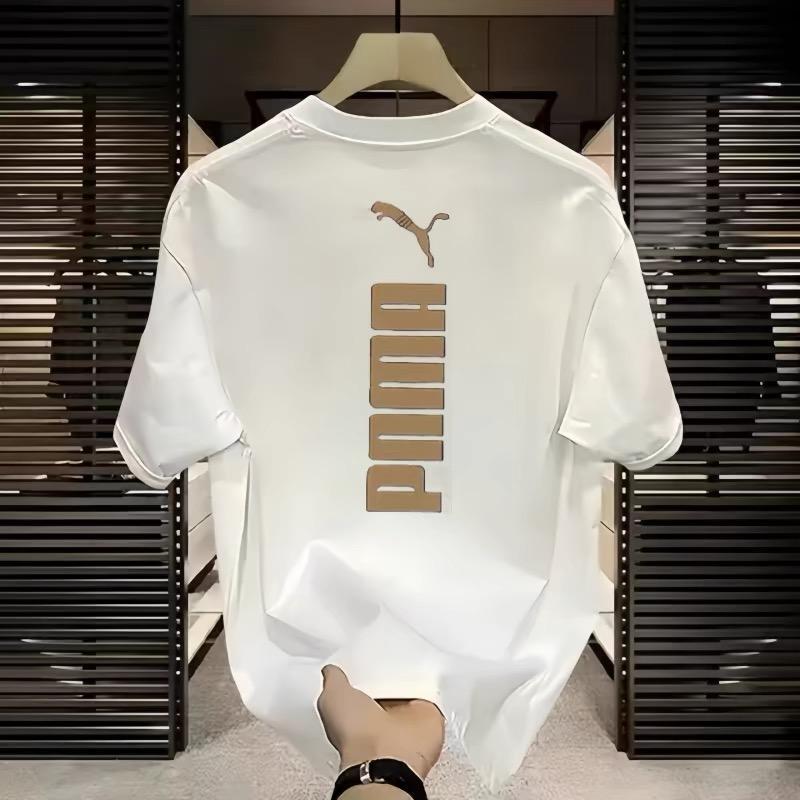 [10% discount area] Ole boutique | 10 billion preferred tie clip American short sleeve T-shirt couples half sleeve ins