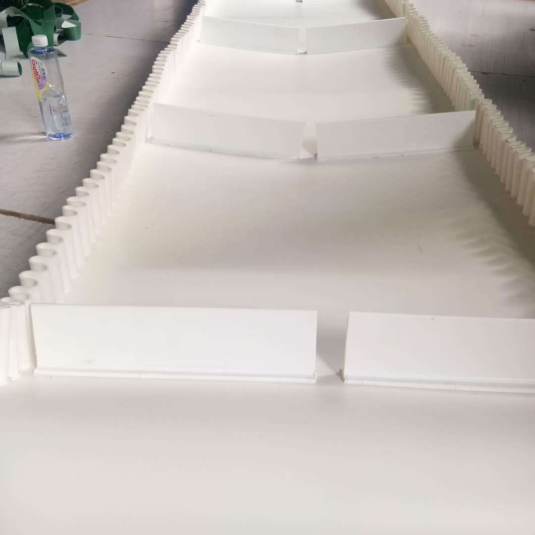 食品输送带白色PU输送带 防粘防油环形pu传送带厂家供应皮带