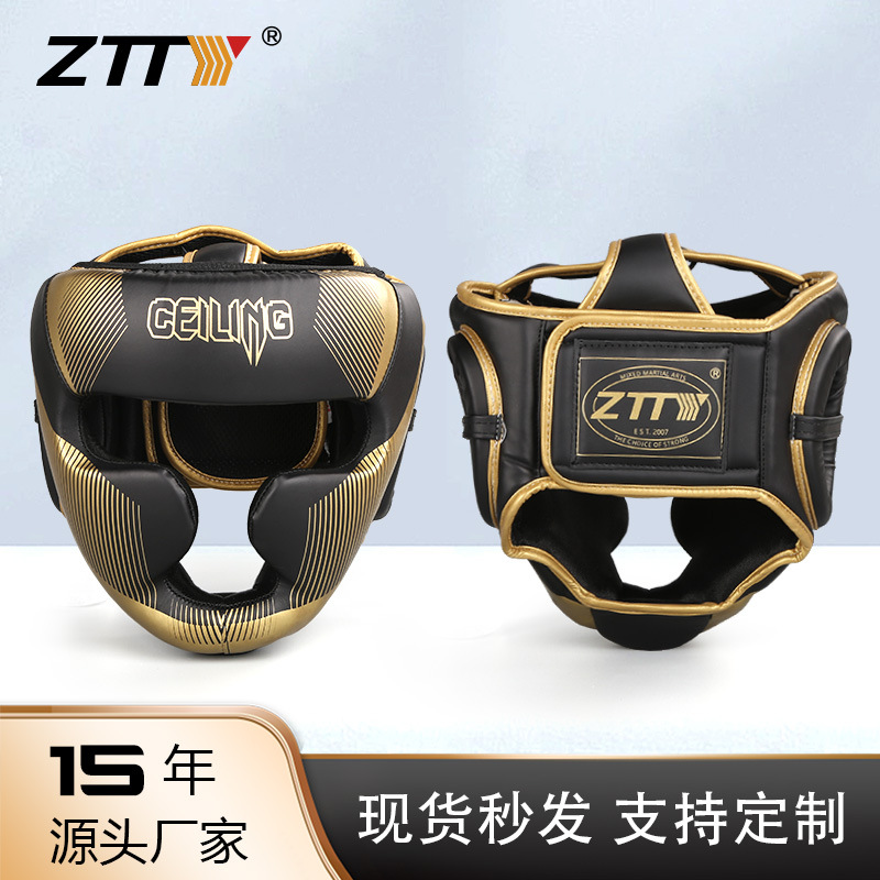 Casco de boxeo Ceiling Entrenamiento de boxeo Sanda Lucha libre Equipo de protección de boxeo para adultos Protector de cabeza de protección