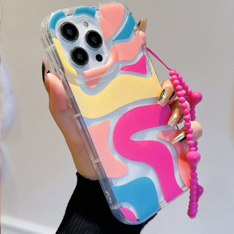 Color Block Graffiti Suitable for Apple 17 Pro Phone Case 16 Pro Transparent iPhone 15 Girly 14 Airbag 13 Explosion-Proof 12 Color Block Graffiti Suitable for Apple 17 Pro Phone Case 16 Pro Transparent iPhone 15 Girly 14 Airbag 13 Explosion-Proof 12