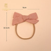 Children's hair accessory handmade, cute headband, thin hairgrip with bow, wholesale, European style