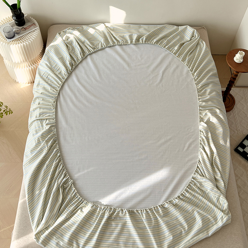 Cotton Old Coarse Cloth Bed Cover Single-piece Thickened All-cotton Bed Cover Non-slip Bed Sheet Dust Cover All-inclusive Simmons Protective Cover