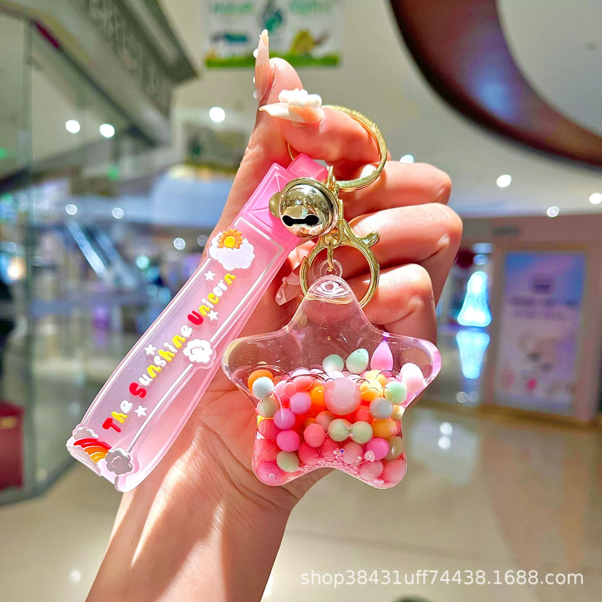 Acrylic keychain, pendant for keys