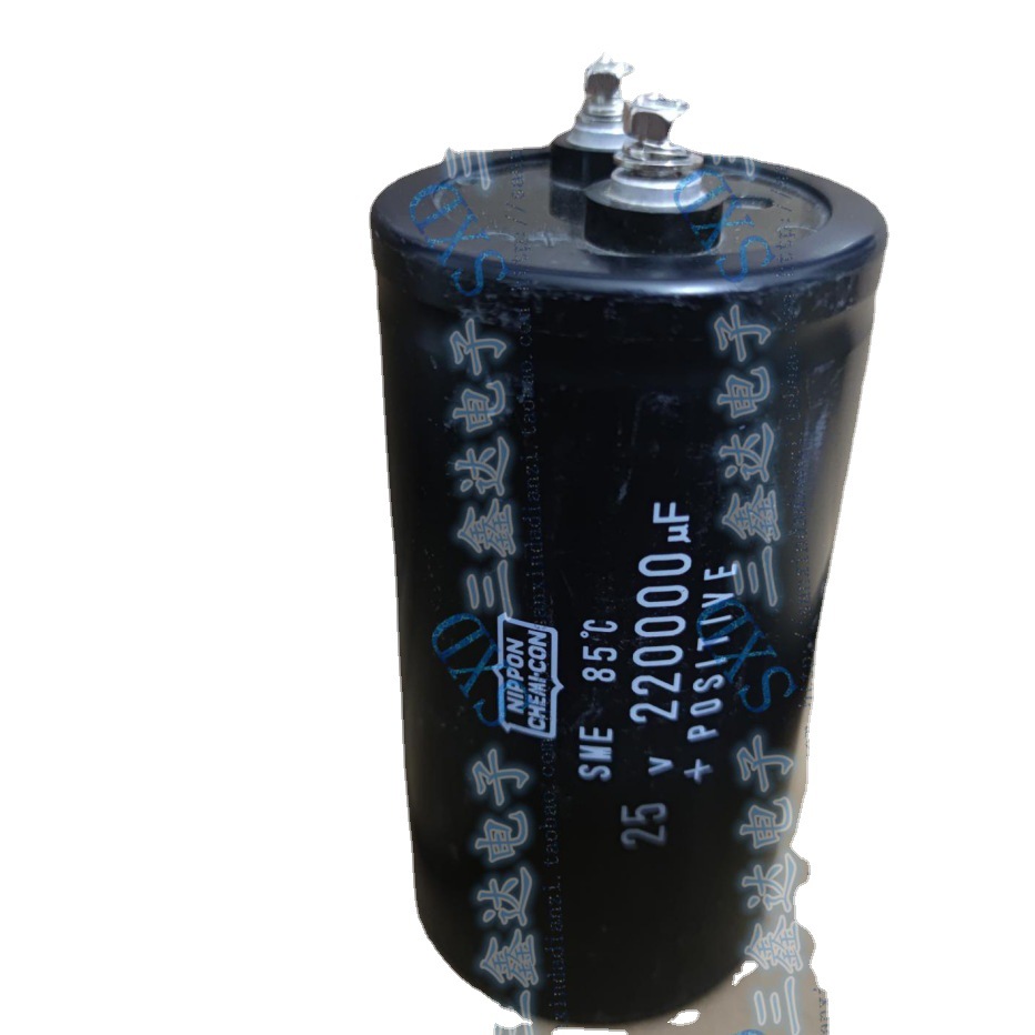 25V220000UF 220000UF原装拆机螺丝脚滤波电解电容器螺丝大电容