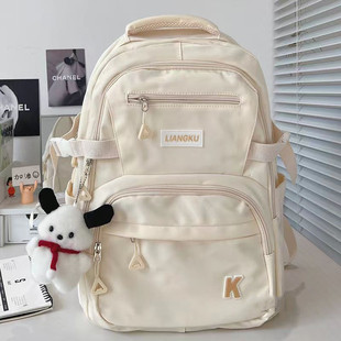 Large-Capacity Schoolbag Female Korean Version Versatile High School Student College Student Internet Celebrity Backpack Forest Style Trendy Brand Junior High School Student