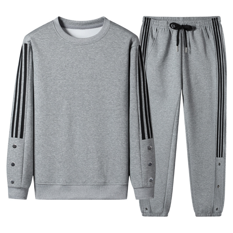 2023 otoño nuevo hermoso y cómodo cuello redondo botón decoración casual suéter traje