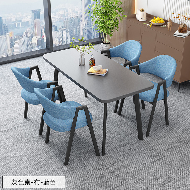 北欧の長方のテーブルは簡単で、業務的に接客します。