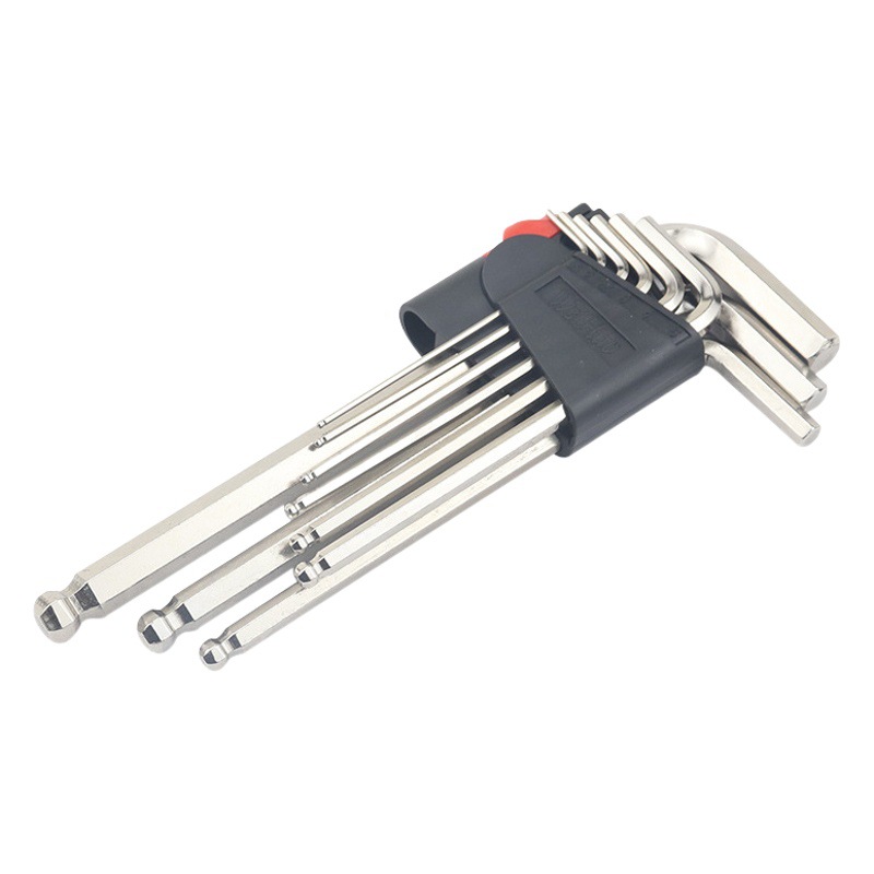 Weihao marca cabeza de bola extra-Largo hexagonal llave traje al por mayor conjunto completo de llave hexagonal cuchara herramientas de hardware 76 image 1