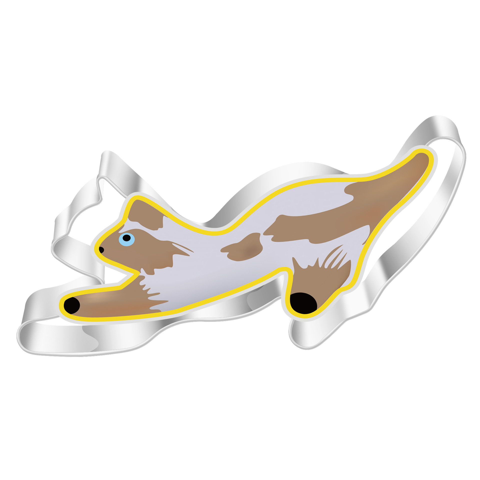 Acero inoxidable galleta molde de dibujos animados animales gatito ratón corte DIY pan al vapor herramienta para hornear