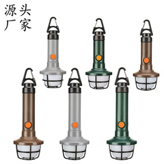 クロスボーダー懐中電灯 LED ワークライト キャンプ照明 ポータブルライト 懐中電灯 多機能キャンプ充電式懐中電灯