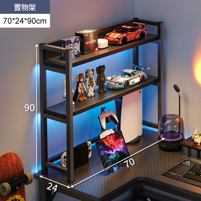 Esquina e-sports escritorio doble escritorio de la computadora escritorio hogar escritorio estantería combinación dormitorio escritorio juego de escritorio