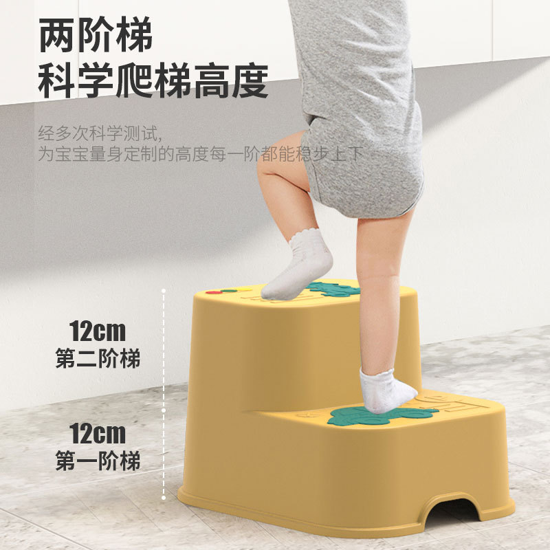 Children's step stool, small bench, hand washing step step stool, heightening standing stool, baby step stool, child's step stool