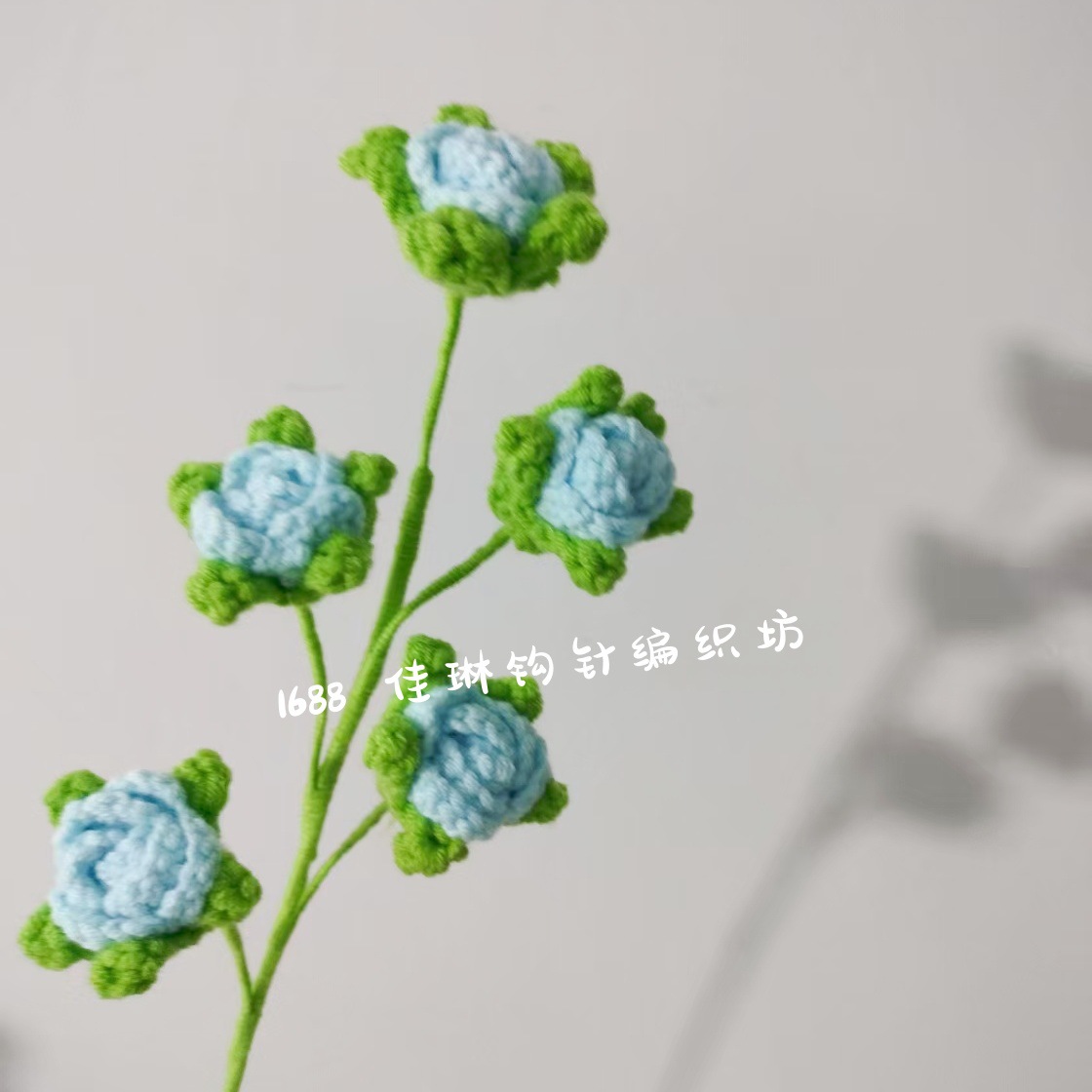 5송이 버블 로즈 ~ 블루