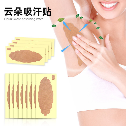 Sweat-absorbent and antiperspirant patches for men and women, underarm antiperspirant, armpit sweat-absorbent pads, sweat-absorbent pads, foot absorbent deodorant patches, sweat-absorbing pads