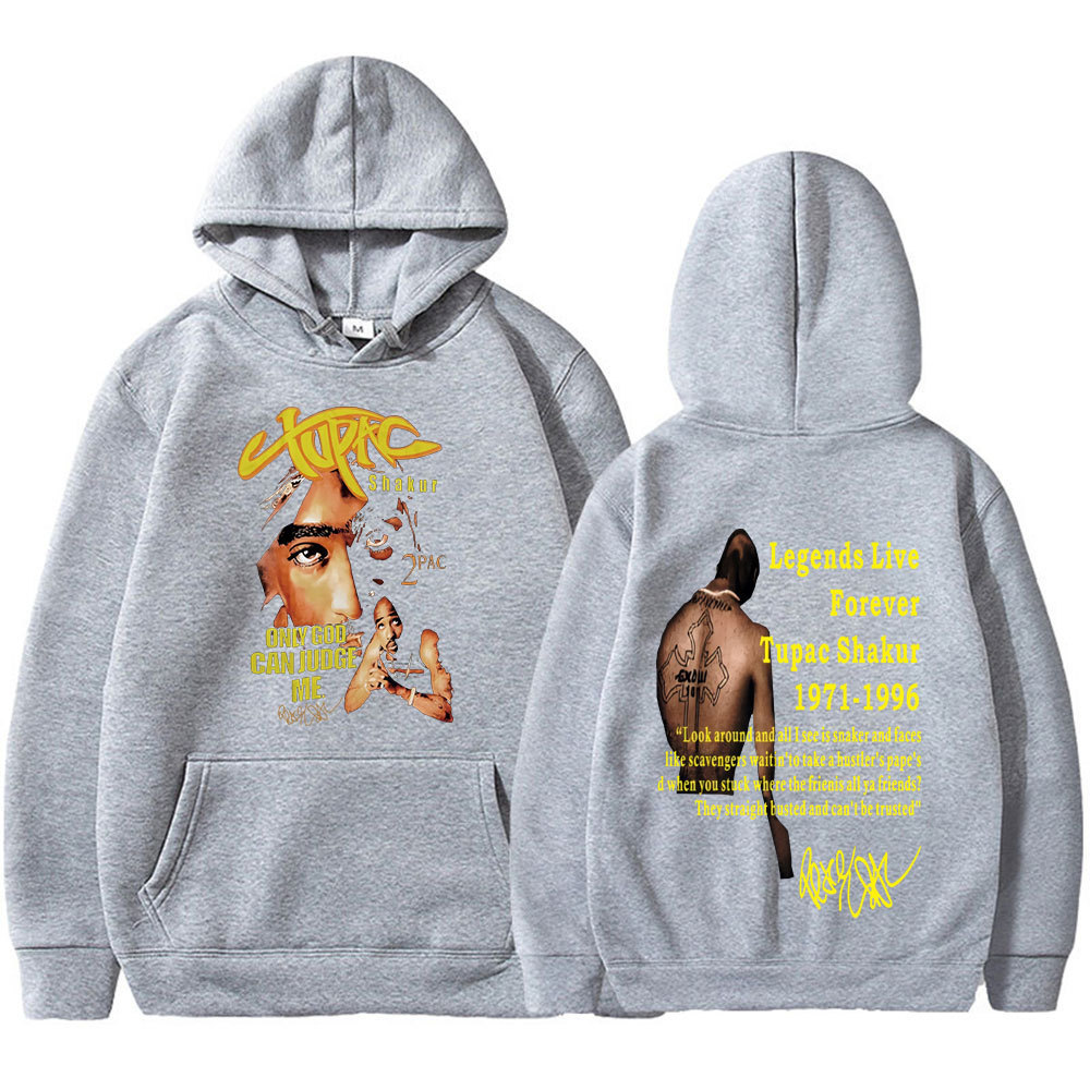 Rapper Tupac 2pac Shakur Hoodies Men's Women Clothing Hip Ho