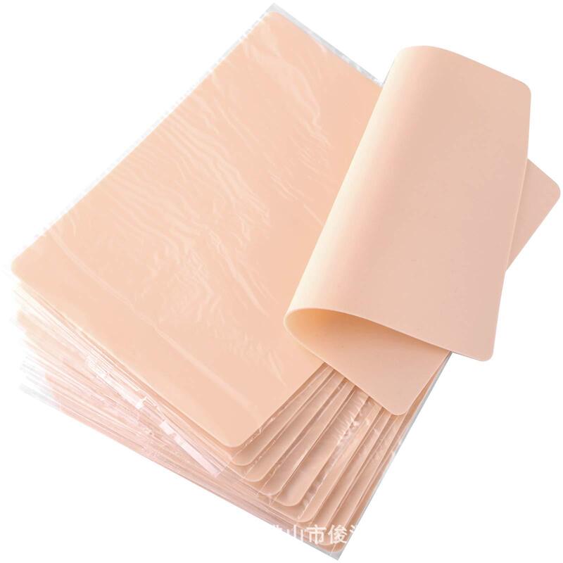Blank Tattoo Practice Skin, Tattoo Skin Color Fake Skin, Tattoo Embroidery Practice Skin, Silicone Practice Skin, Small Size Skin Color Practice Skin Blank Tattoo Practice Skin, Tattoo Skin Color Fake Skin, Tattoo Embroidery Practice Skin, Silicone Practice Skin, Small Size Skin Color Practice Skin