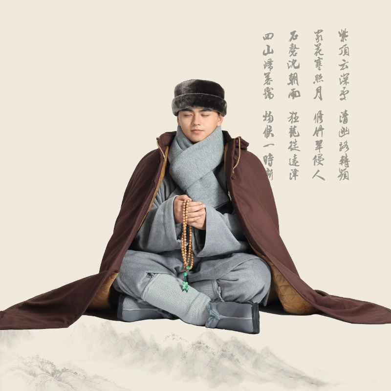 尚远 男士女士冬季风衣披风增厚