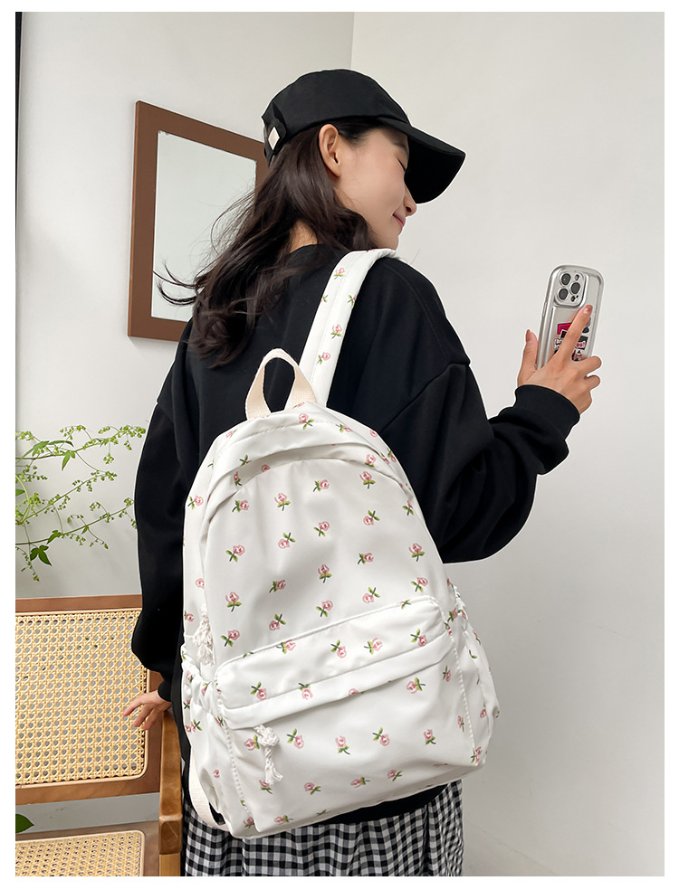 Flower Casual Daily Women's Backpack display picture 2