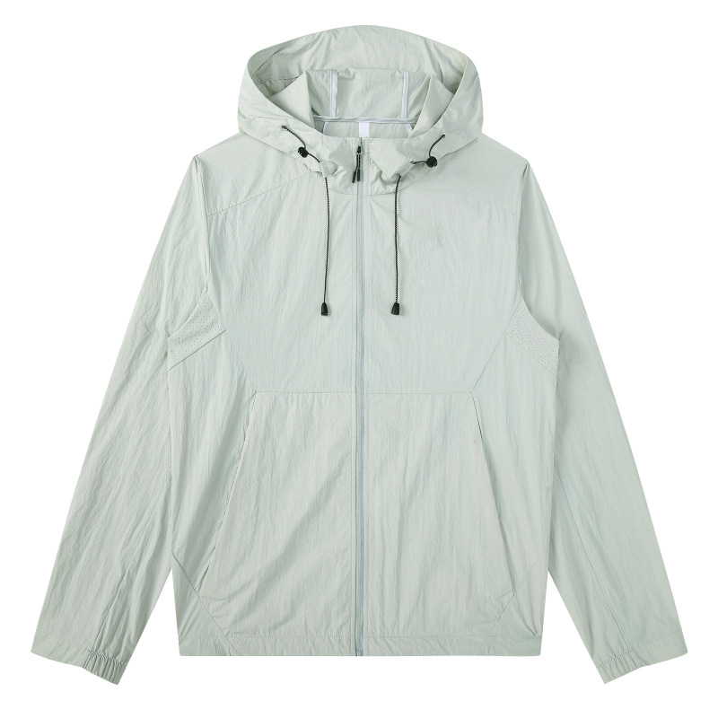 Verano suelto ciclismo pesca ropa de protección solar chaqueta protección UV seda de hielo ropa de protección solar para hombres personalización especial para exteriores