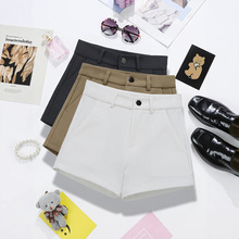 卡色弹力ins辣妹热裤跨境女装高腰百搭锦棉打底短裤一件代发9557