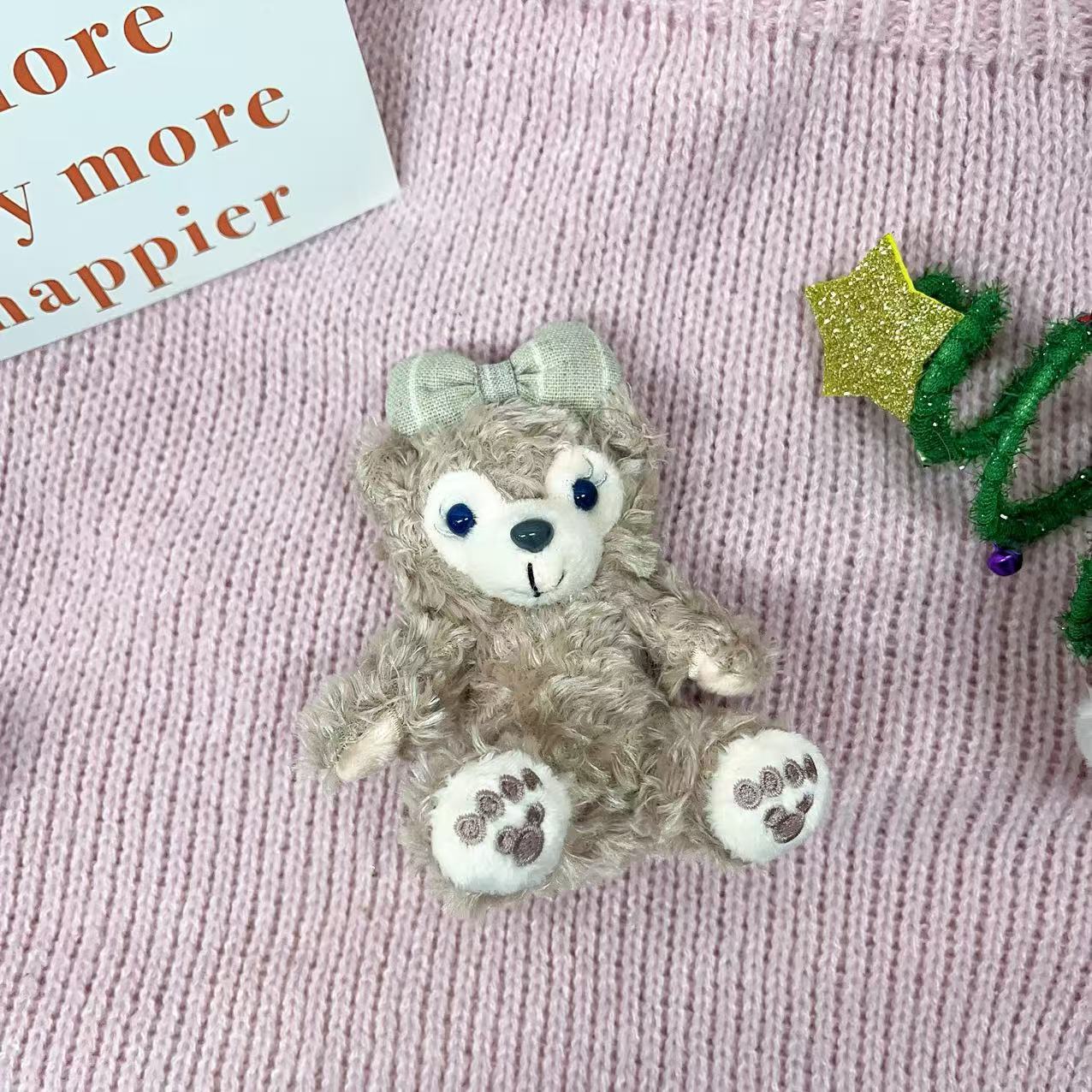 Shirley colgante felpa lindo Duffy oso llavero dibujos animados oso colgante bolso colgante Shirley muñeca