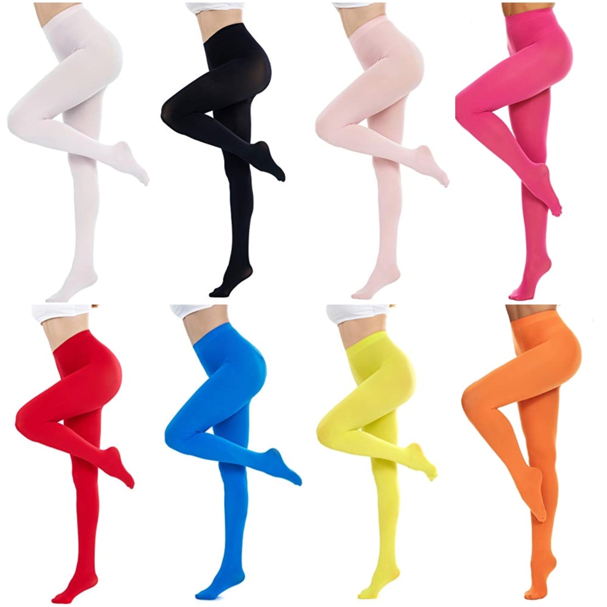 Halloween Christmas candy color pantyhose party costume accessories monochrome solid color pantyhose stockings