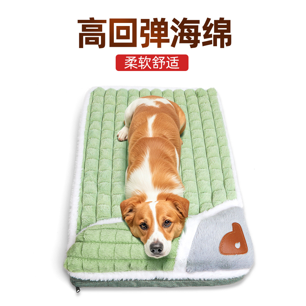 Fabricante explosivo cuatro estaciones cojín de perro general grueso calentamiento perro cama cama perro grande cojín de cama desmontable para mascotas