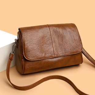 Capacious fashionable universal shoulder bag one shoulder, high-quality style, genuine leather