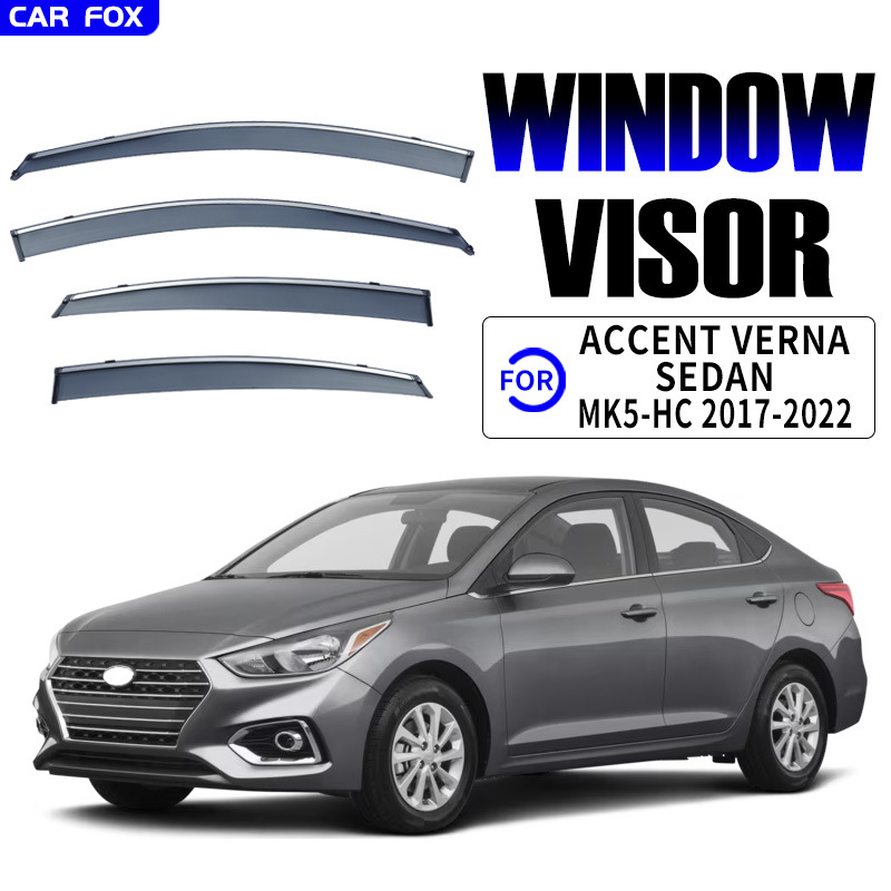 Suitable for modern Accent Sunny Rain Blocker Rain Eyebrow accentverna Brio Window visor