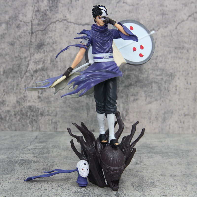 Naruto anime collectible figures — Kakashi, Obito, and fiery ninja variants, 3 options, 0.72 kg