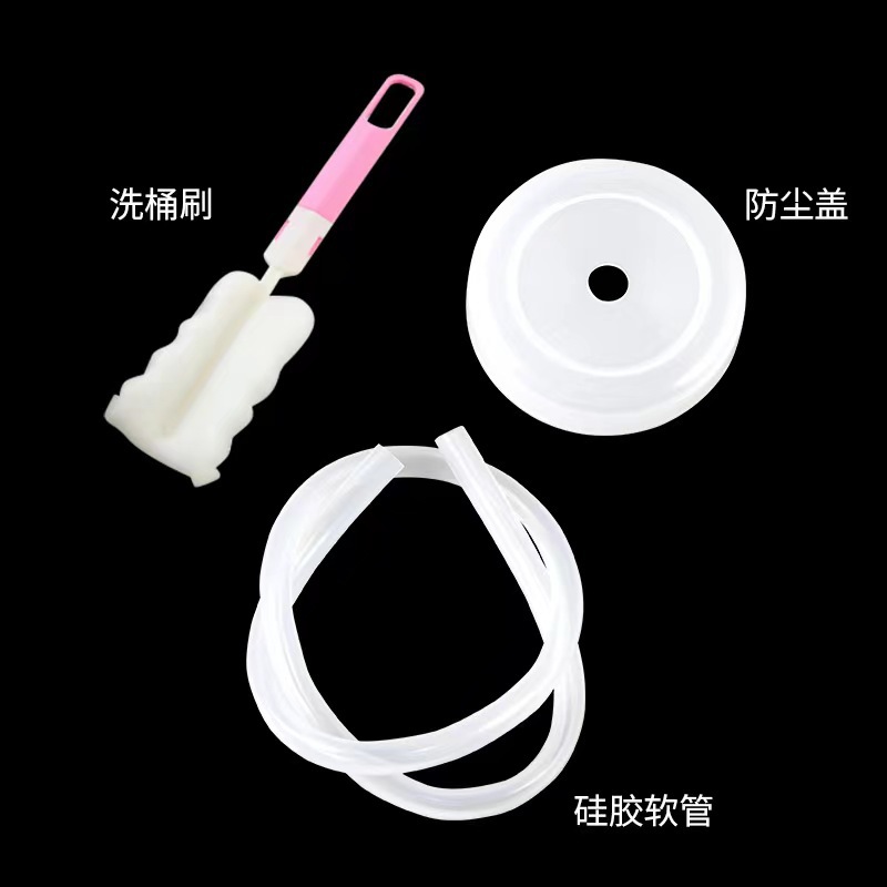 茶盘配件吸水管 洗桶刷防尘盖硅胶软管茶具桶配件套装