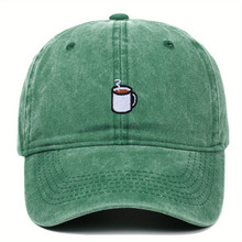 C 35066 Vintage Coffee Cup Baseball Cap ���ɿ��ȱ�����ñ