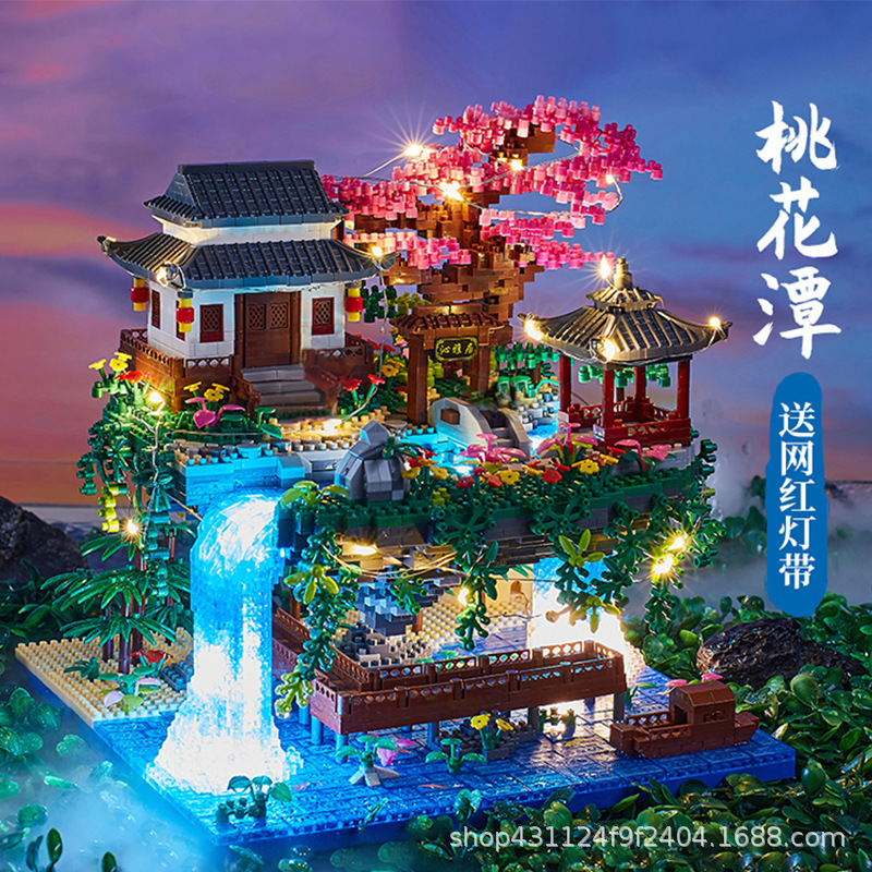 [large size] wonderland peach blossom pool + lighting