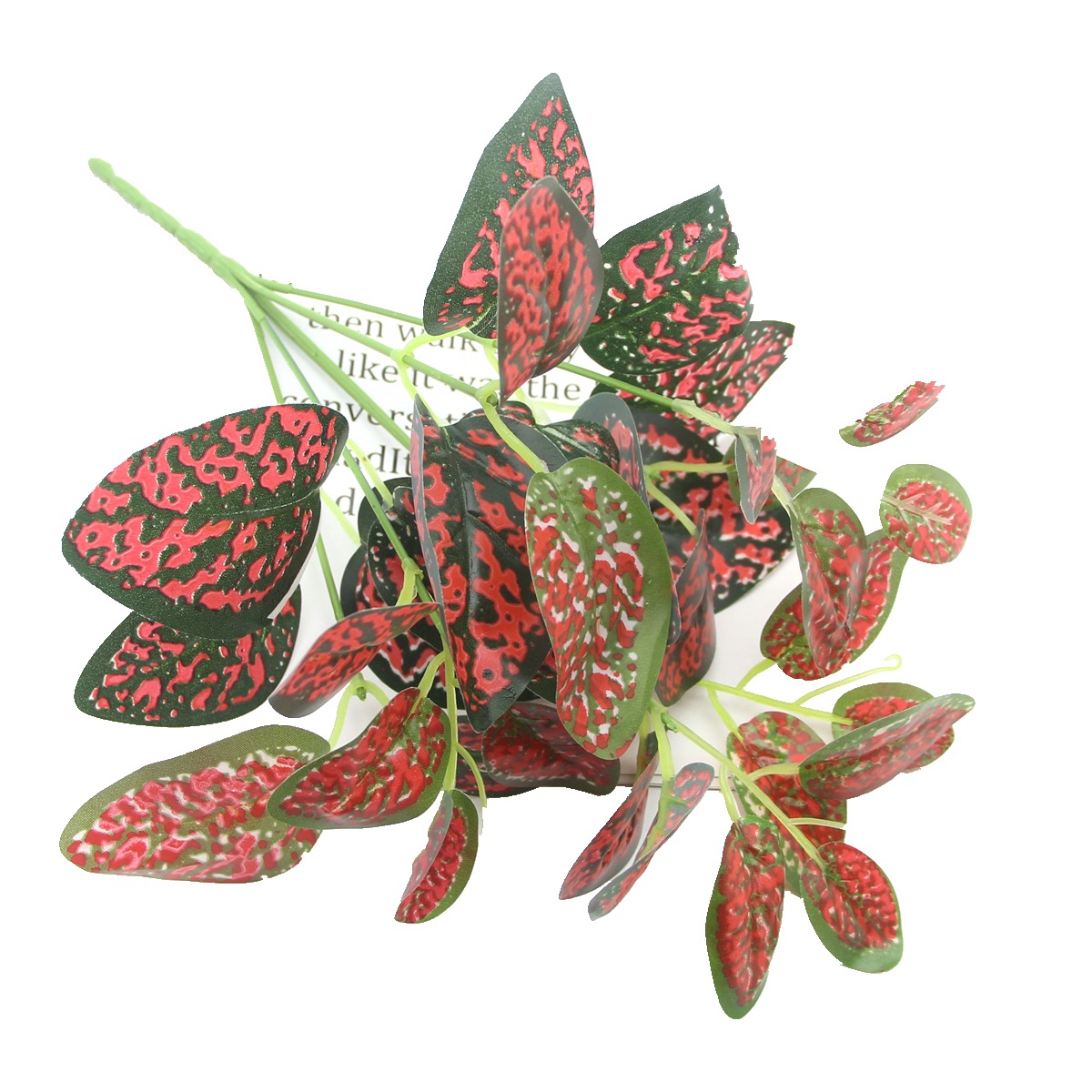 Hojas artificiales verdes tipo potos, decoración para muros, jardines y fondos, hojas plásticas realistas al por mayor