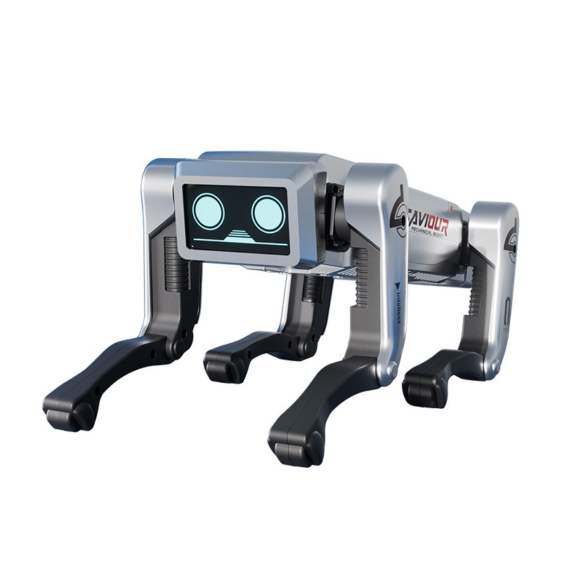 AI インテリジェントロボット犬音声制御リモコンプログラミング ai グリップ逆さバイオニックコンパニオン四足ロボット犬のおもちゃ|undefined