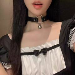 猫咪铃铛项圈女颈带链子颈圈choker锁骨链潮流颈环项链颈链