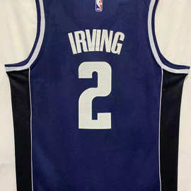 Dallas Mavericks达拉斯独行侠小牛队2#凯里欧文刺绣篮球服irving