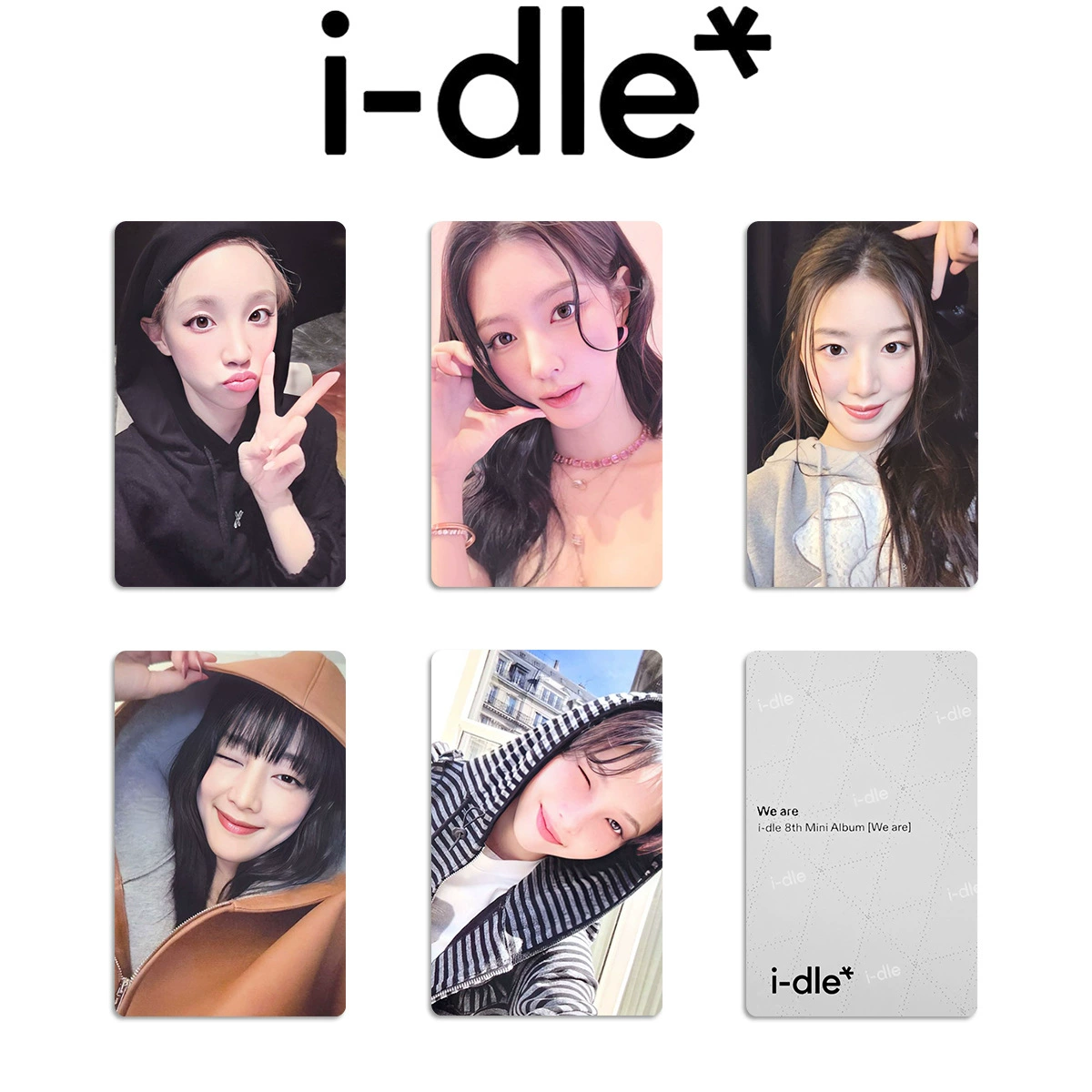 IDLE альбом карта GIDLE случайная карта WE ARE специальная девушка альбом карта i-dle