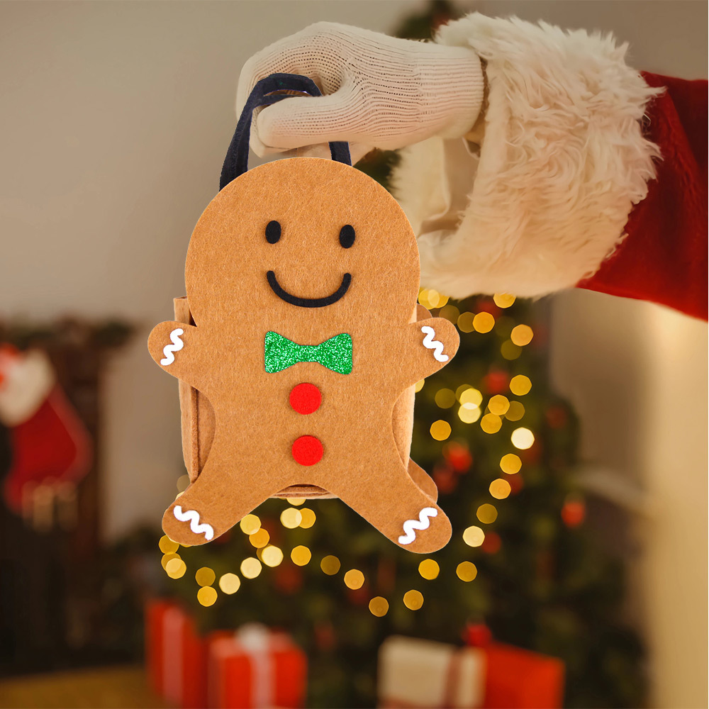 50g Weight Three-dimensional (3D) Pendant Shape Christmas Cartoon Style Christmas Tree Santa Claus Christmas Socks Party