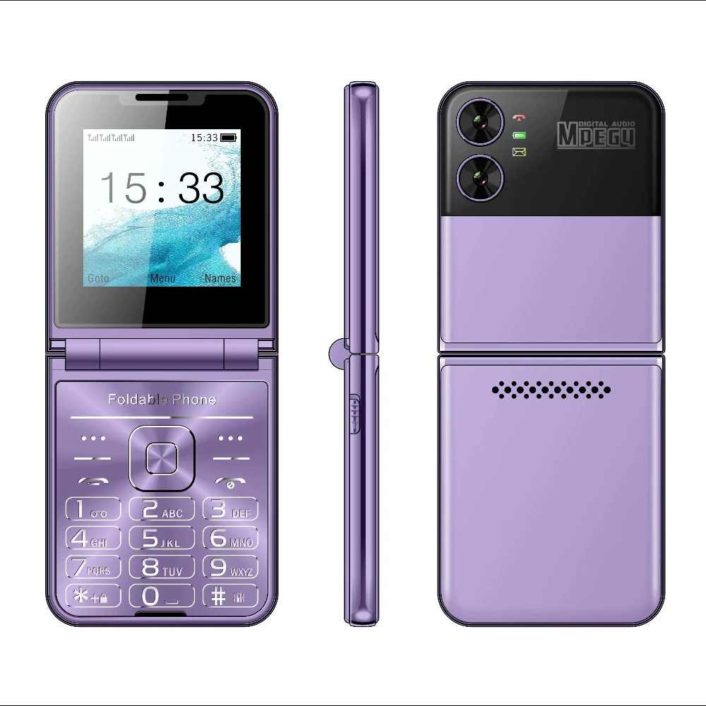 Mobile version flipping the elderly machine family dial -up big button function machine elderly mobile phone cross -border wholesale