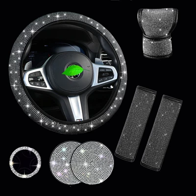 Steering wheel cover | Wheel Protective Cover - white-38