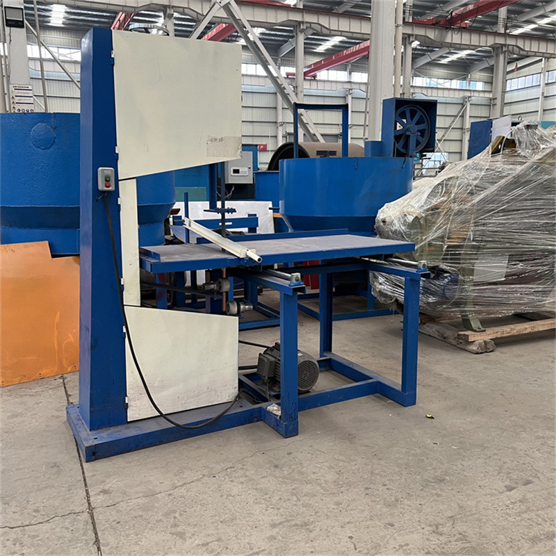 50带锯式黄纸烧纸切割机迷信火纸切块机气动压纸自动推台操作方便