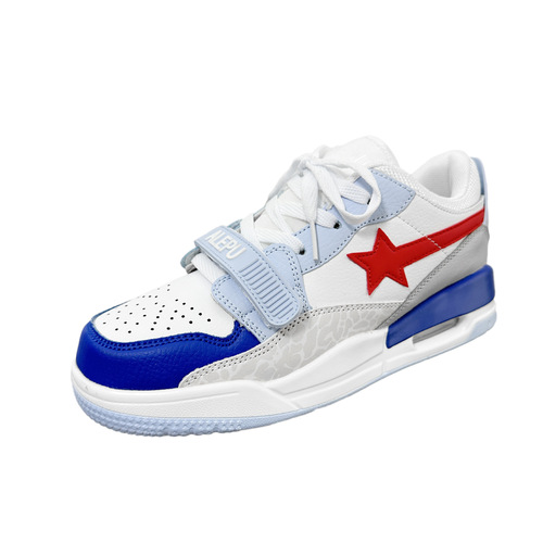 Air cushion star sneakers for women  summer new versatile shoes niche design Velcro student sneakers for women