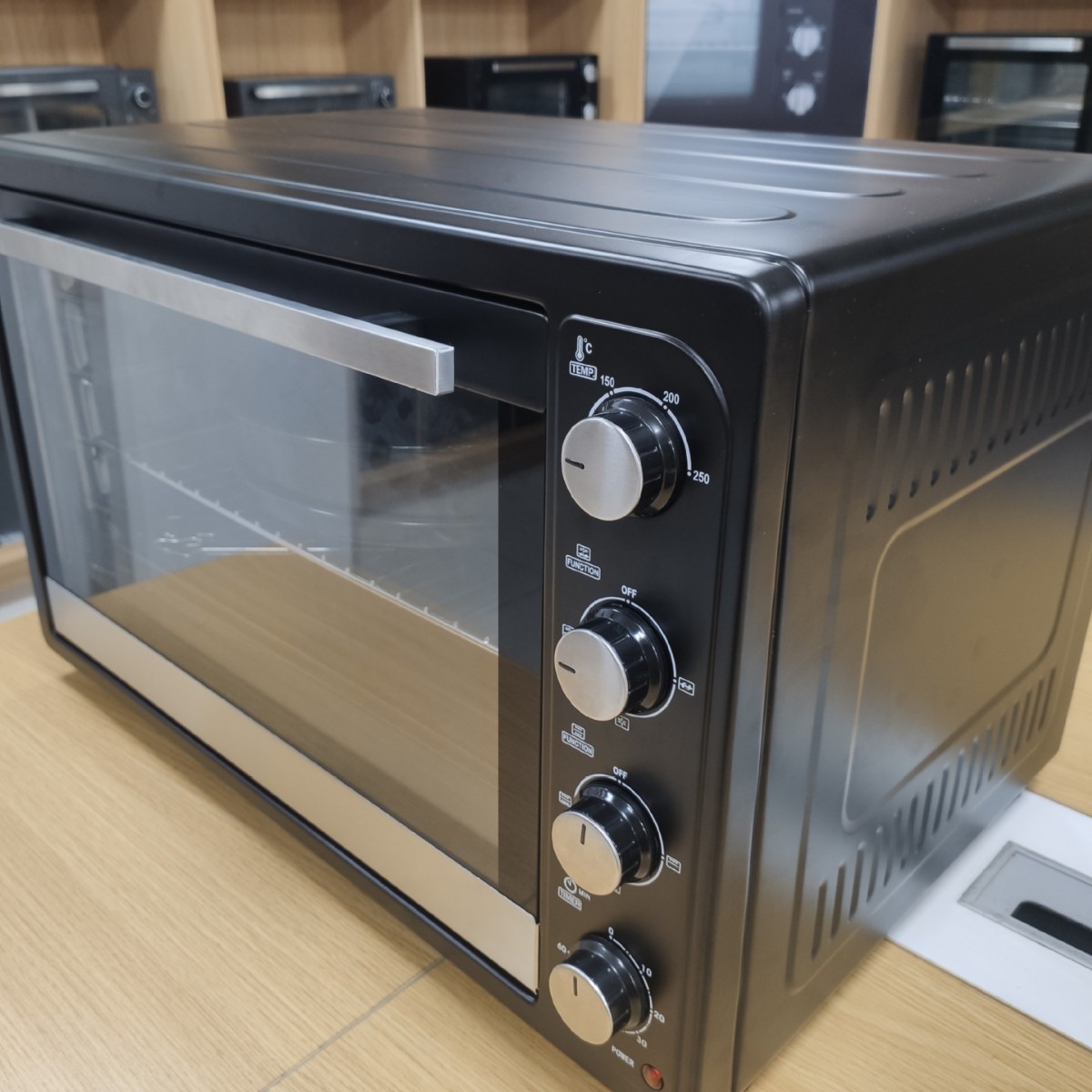 80L horno de comercio exterior doméstico de gran capacidad multifuncional horno de convección visual fábrica a granel personalizado SKDks80