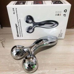 源工場のやせ顔器マッサージ器の手動3dローラーマッサージ器の形は美容のやせた顔の現物を引き出します。