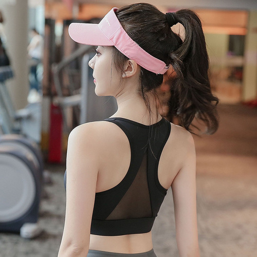 Large size fitness bra for women with fat MM sports vest zipper shock-proof auxiliary breasts beautiful back push-up running yoga bra
